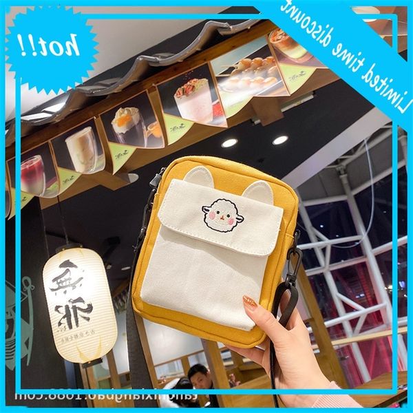 canvas cute female summer 2020 korean girls' one shoulder cartoon lamb messenger student bag trend
canvas cute female summer 2020 korean girls' one shoulder cartoon lamb messenger student bag trend