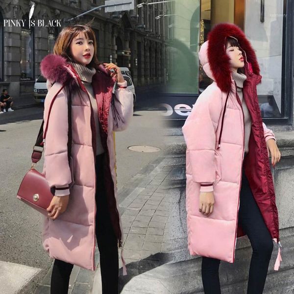 pinkyisblack winter jacket women thick warm long parkas women down jacket coat cotton padded fur hooded woman winter coat female1, Tan;black
pinkyisblack winter jacket women thick warm long parkas women down jacket coat cotton padded fur hooded woman winter coat female1, Tan;black