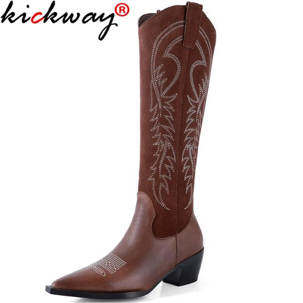 boots kickway genuine leather embroidery cowboy for women western knee high botas mujer invierno womens riding, Black
boots kickway genuine leather embroidery cowboy for women western knee high botas mujer invierno womens riding, Black