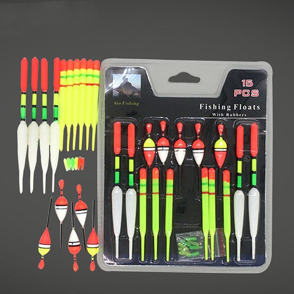 15 шт. различные размеры лот рыболовные приманки float bobbers slip drift tube рыболовные аксессуары спортивная рыбалка float
15 шт. различные размеры лот рыболовные приманки float bobbers slip drift tube рыболовные аксессуары спортивная рыбалка float