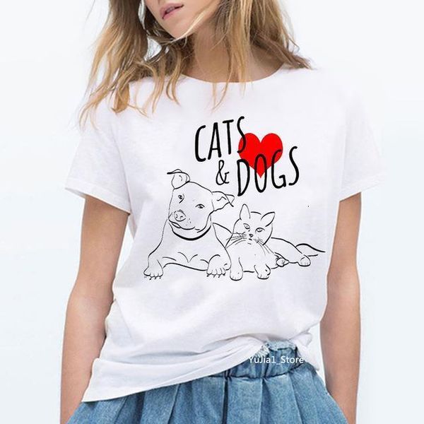 funny dog kiss love cat funny animal print t shirt femme graphic tees women summer 2021 camisetas mujer aesthetic grunge clothes, White
funny dog kiss love cat funny animal print t shirt femme graphic tees women summer 2021 camisetas mujer aesthetic grunge clothes, White