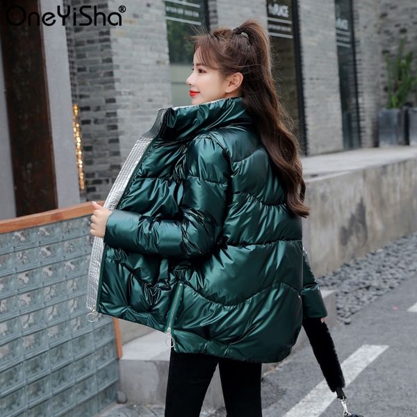 oneyisha women slim down jacket glossy bright winter coats for women's waterproof down coat female winter warm thick parka 201125, Black
oneyisha women slim down jacket glossy bright winter coats for women's waterproof down coat female winter warm thick parka 201125, Black