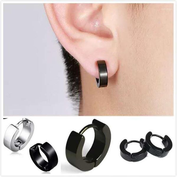 hoop & huggie stainless steel punk anti-allergic earrings 1 pair men fashion jewelry women small round circle brincos bijoux earrings1, Golden;silver
hoop & huggie stainless steel punk anti-allergic earrings 1 pair men fashion jewelry women small round circle brincos bijoux earrings1, Golden;silver