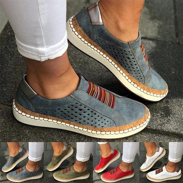 women slip on sneakers shallow loafers vulcanized shoes breathable hollow out female casual shoes ladies leather flats y200424, Black
women slip on sneakers shallow loafers vulcanized shoes breathable hollow out female casual shoes ladies leather flats y200424, Black