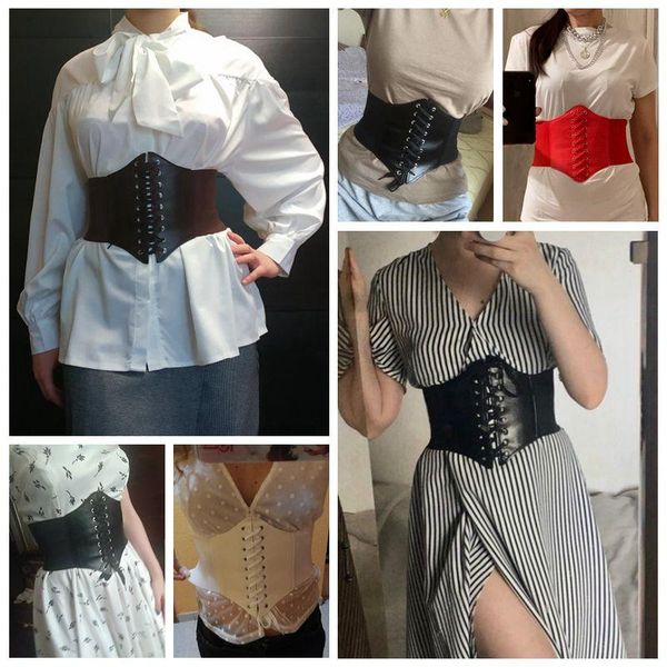 belts 2021 corset wide pu leather slimming body for women elastic waist cinto sobretudo feminin ceinture femme fajas, Black;brown
belts 2021 corset wide pu leather slimming body for women elastic waist cinto sobretudo feminin ceinture femme fajas, Black;brown