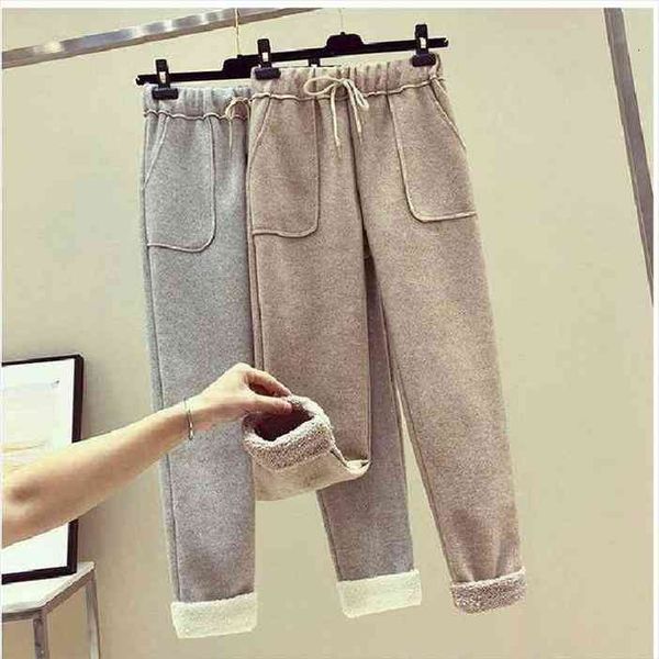 woolen casual pants womens winter cashmere like high waist straight leg capris small leg harem pants keep warm, Black;white
woolen casual pants womens winter cashmere like high waist straight leg capris small leg harem pants keep warm, Black;white