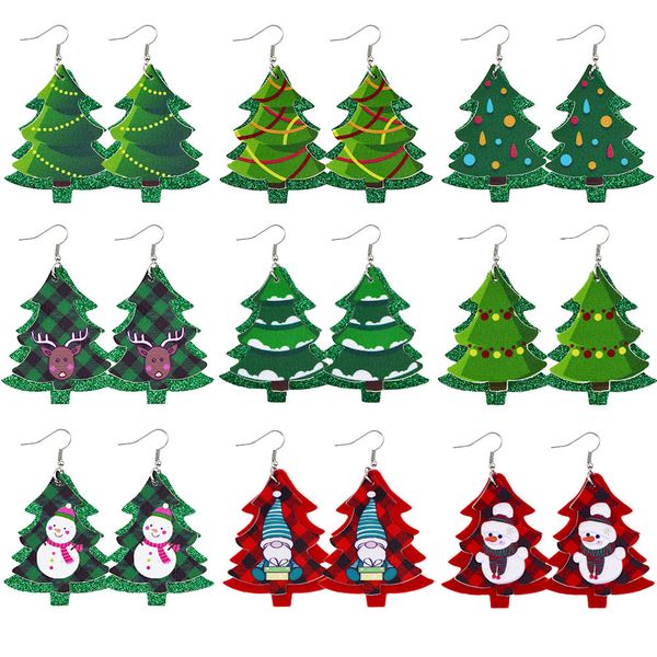 2020 new christmas ornaments festive party favor christmas earrings christmas tree snowman deer print leather earrings holiday gift jewelry
2020 new christmas ornaments festive party favor christmas earrings christmas tree snowman deer print leather earrings holiday gift jewelry