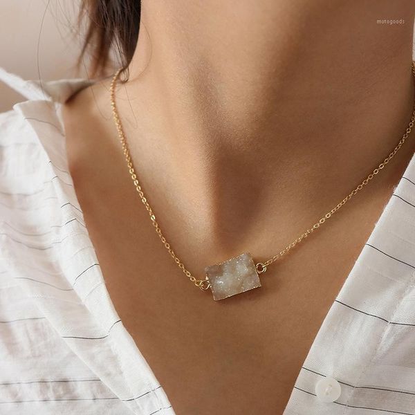 pendant necklaces vintagestone chokers fashion crystal square heart necklace statement bohemian jewelry for women1, Silver
pendant necklaces vintagestone chokers fashion crystal square heart necklace statement bohemian jewelry for women1, Silver