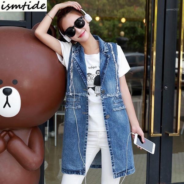 women's vests denim women sleeveless jackets blue 2021 office lady elegant long outerwear casual brand colete feminine female vest1, Black;white
women's vests denim women sleeveless jackets blue 2021 office lady elegant long outerwear casual brand colete feminine female vest1, Black;white