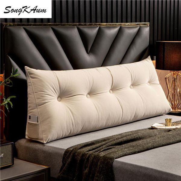 songkaum northern europe modern long bedside pillows with filling washable pillow single double home cushion tatami for sleeping
songkaum northern europe modern long bedside pillows with filling washable pillow single double home cushion tatami for sleeping