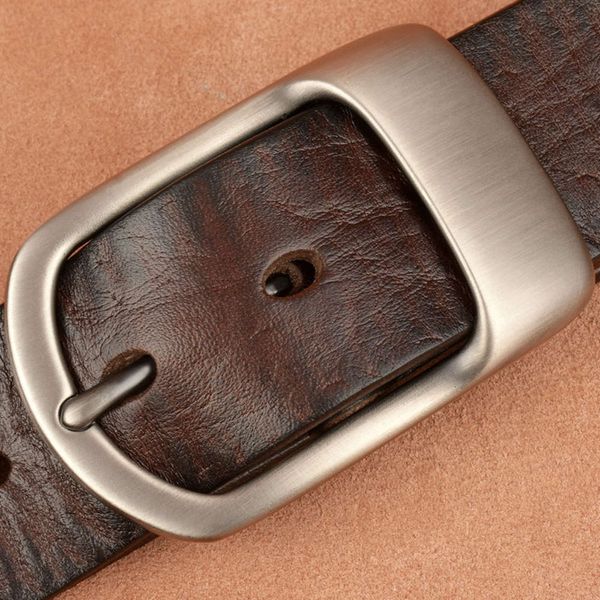 trousers men's head leather japanese pin buckle, youth leisure pants belt, korean version, Black;brown
trousers men's head leather japanese pin buckle, youth leisure pants belt, korean version, Black;brown