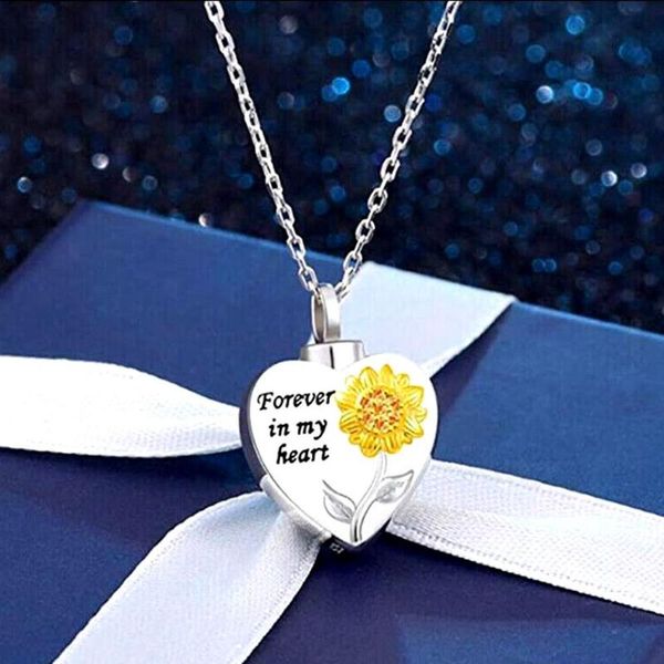 chokers sunflower forever in my heart pendant chain necklace memorial-jewelry charm statement clavicle accessory jewelry, Golden;silver
chokers sunflower forever in my heart pendant chain necklace memorial-jewelry charm statement clavicle accessory jewelry, Golden;silver