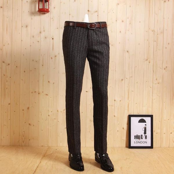 spring autumn men slim korean style casual thicken deep grey stripe pant business wedding groom suits long pants, White;black
spring autumn men slim korean style casual thicken deep grey stripe pant business wedding groom suits long pants, White;black