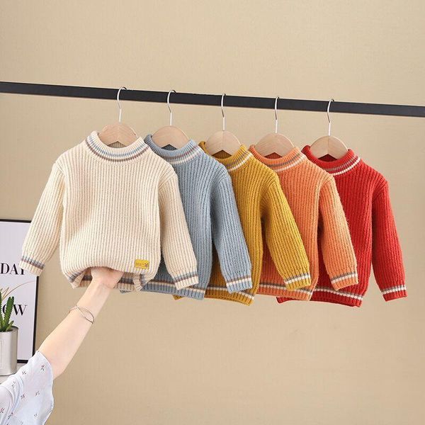 pullover 2021 autumn and winter children's sweater boys thick girls round neck bottoming shirt, Blue
pullover 2021 autumn and winter children's sweater boys thick girls round neck bottoming shirt, Blue