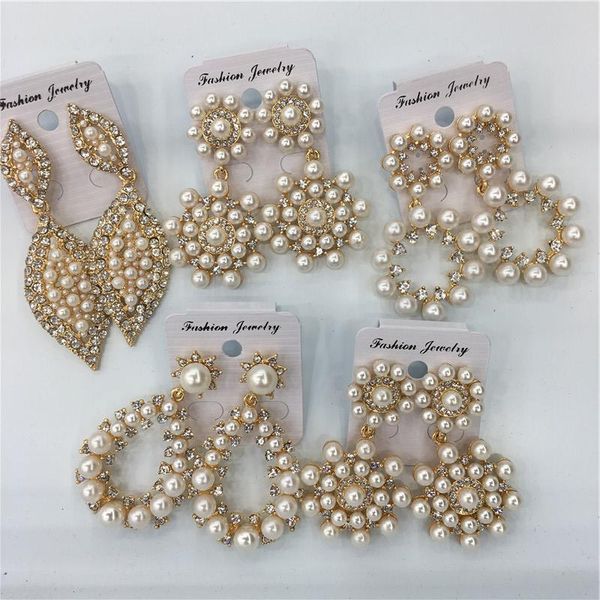 dangle & chandelier fashion simulated pearl statement drop earrings for women brides wedding party gift wholesale jewelry, Silver
dangle & chandelier fashion simulated pearl statement drop earrings for women brides wedding party gift wholesale jewelry, Silver