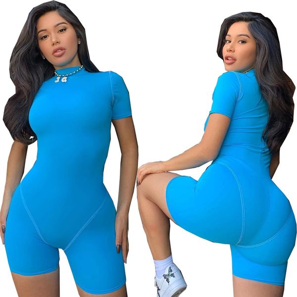solid color womens skinney rompers summer fashion casual women clothes 2021 new sport womens designer jumpsuits, Black;white
solid color womens skinney rompers summer fashion casual women clothes 2021 new sport womens designer jumpsuits, Black;white