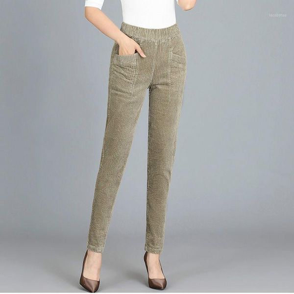 women's pants & capris 2021 autumn winter women corduroy pencil female causal fashion high waist korean style solid cotton long trouser, Black;white
women's pants & capris 2021 autumn winter women corduroy pencil female causal fashion high waist korean style solid cotton long trouser, Black;white
