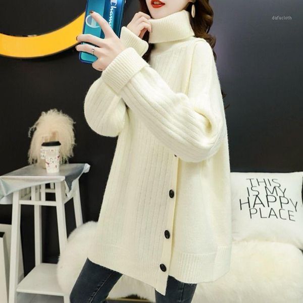 2020 new women knitted pullover sweater long sleeve turtleneck solid girl pullovers blouse jumper winter women clothing a11361, White;black
2020 new women knitted pullover sweater long sleeve turtleneck solid girl pullovers blouse jumper winter women clothing a11361, White;black