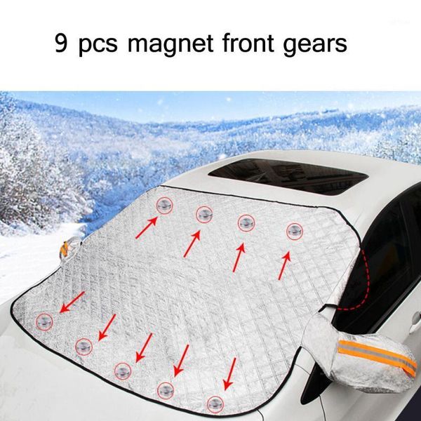universal 9pcs magnets car suv window snow cover anti-frost sun shade protection cover car clothing windshield snow 51
universal 9pcs magnets car suv window snow cover anti-frost sun shade protection cover car clothing windshield snow 51