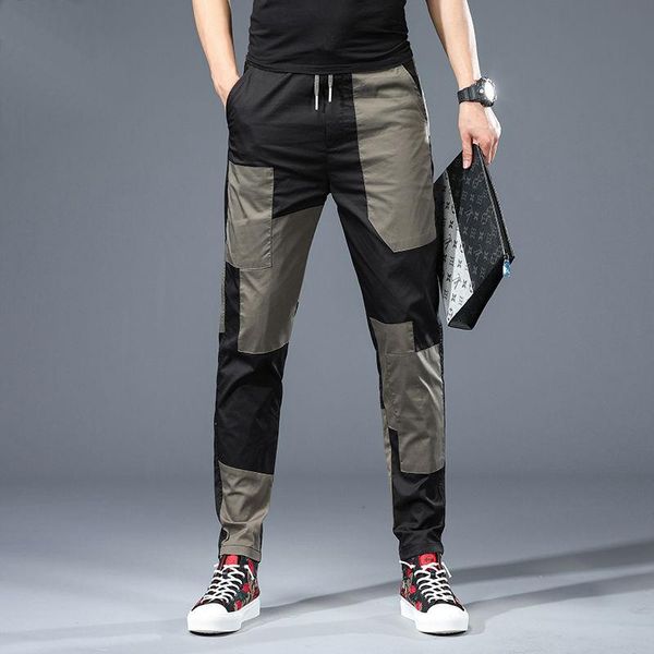 men's pants japanese trend patch overalls loose casual sports stitching small straight, Black
men's pants japanese trend patch overalls loose casual sports stitching small straight, Black