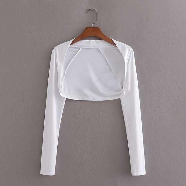 q2893 wind women's wear 2020 summer new t-shirt ultra short elastic sunscreen long sleeve t-shirt for women hdo21, White
q2893 wind women's wear 2020 summer new t-shirt ultra short elastic sunscreen long sleeve t-shirt for women hdo21, White