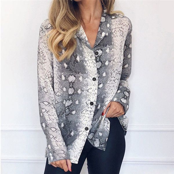 fashion womens snake skin print long sleeve chiffon and blouses loose ol shirts turn-down neck party blusas femme plus size
fashion womens snake skin print long sleeve chiffon and blouses loose ol shirts turn-down neck party blusas femme plus size