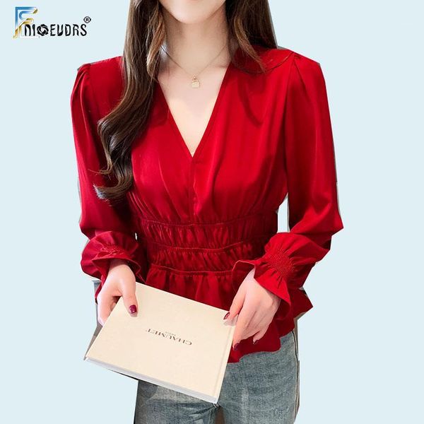 women's blouses & shirts 2021 spring design v neck slim waist a line peplum basic red black d4171, White
women's blouses & shirts 2021 spring design v neck slim waist a line peplum basic red black d4171, White