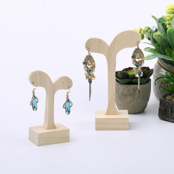 handmade unfinished unpainted wood earring stand jewelry display holder organizer, Pink;blue
handmade unfinished unpainted wood earring stand jewelry display holder organizer, Pink;blue
