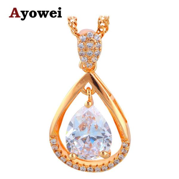 pendant necklaces ayowei designer brand white zircon yellow gold color charms pendants & necklace party fashion jewelry lns631a, Silver
pendant necklaces ayowei designer brand white zircon yellow gold color charms pendants & necklace party fashion jewelry lns631a, Silver
