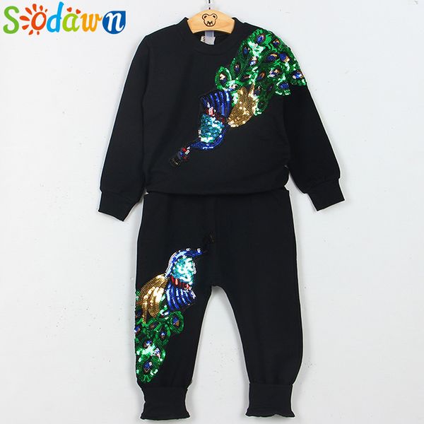 sodawn new autumn girl clothing suit embroidery peacock long sleeve + pant 2pcs baby girl clothes kids clothing sets girls suits lj200915, White
sodawn new autumn girl clothing suit embroidery peacock long sleeve + pant 2pcs baby girl clothes kids clothing sets girls suits lj200915, White
