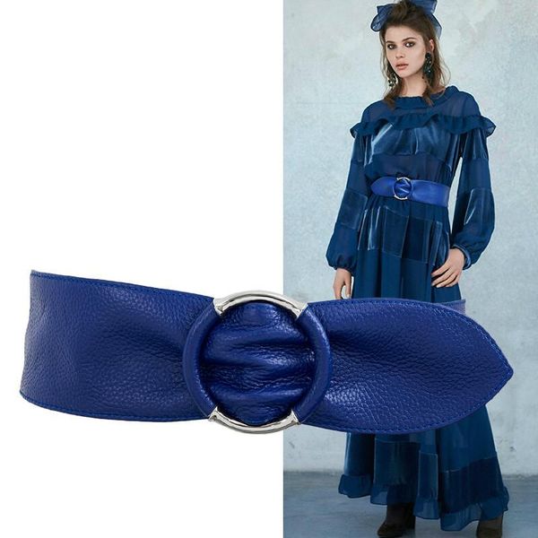 h3472 women waist belt lady wide simple round buckle cowhide waistband girl fashion korean solid color waist seal, Black;brown
h3472 women waist belt lady wide simple round buckle cowhide waistband girl fashion korean solid color waist seal, Black;brown
