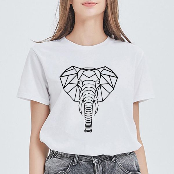 geometric elephant printed t shirt vestidos pop punk hip hop loose tshirt vintage harajuku aesthetic kawaii t-shirt, White
geometric elephant printed t shirt vestidos pop punk hip hop loose tshirt vintage harajuku aesthetic kawaii t-shirt, White