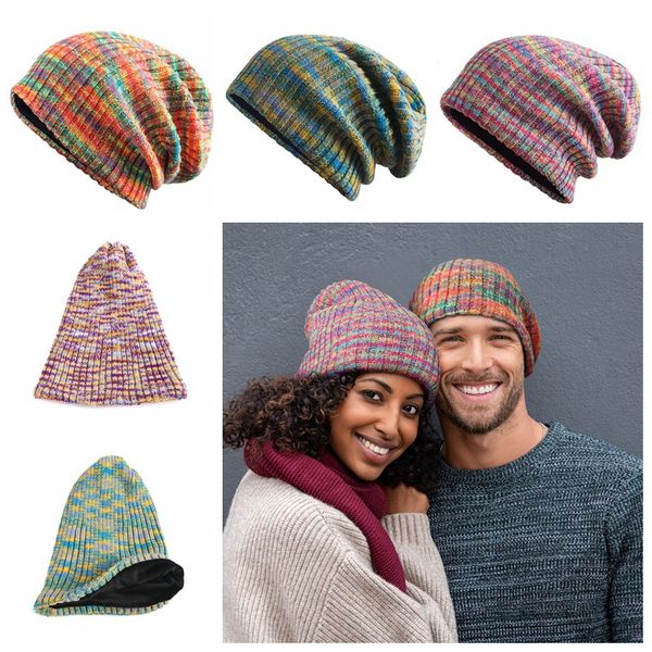 autumn and winter lovers pile pile hat mixed color knitted woolen hat double layer plus velvet thick warmth hat, Blue;gray
autumn and winter lovers pile pile hat mixed color knitted woolen hat double layer plus velvet thick warmth hat, Blue;gray