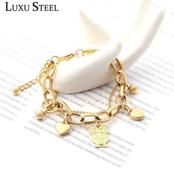 luxusteel golded stainless steel hiphop chains bracelets women men stainless steel cuban link chain bangles bracelets with heart, Black
luxusteel golded stainless steel hiphop chains bracelets women men stainless steel cuban link chain bangles bracelets with heart, Black