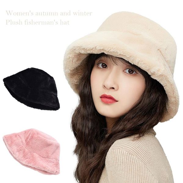 beanie/skull caps women winter fluffy plush bucket hat ladies fashion solid warm faux fur thickened soft fisherman cap, Blue;gray
beanie/skull caps women winter fluffy plush bucket hat ladies fashion solid warm faux fur thickened soft fisherman cap, Blue;gray