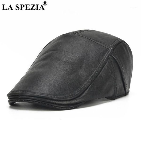 berets la spezia men leather flat cap black male natural cow adjustable driver hats casual autumn winter directors caps1, Blue;gray
berets la spezia men leather flat cap black male natural cow adjustable driver hats casual autumn winter directors caps1, Blue;gray