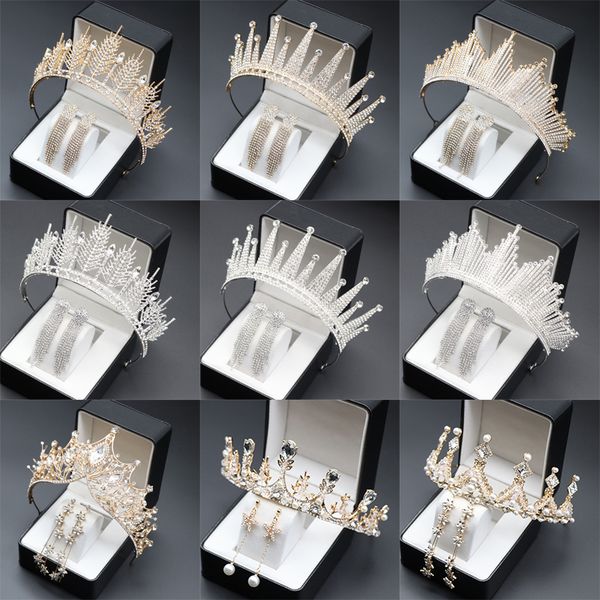 bridal headdress 2020 new wedding dress white yarn atmosphere baroque crown hair accessories, Silver
bridal headdress 2020 new wedding dress white yarn atmosphere baroque crown hair accessories, Silver
