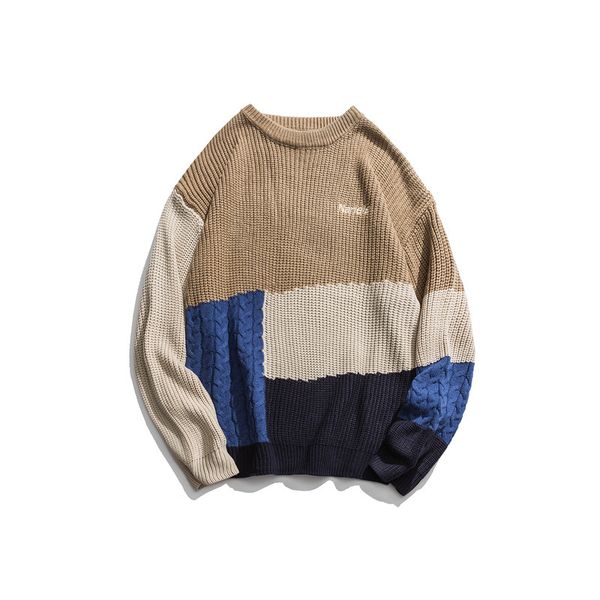 2021 novo estilo de emenda crassasta esteru americano casal solto camisola masculina e feminina outono malhas tendncia t4rk, White;black
2021 novo estilo de emenda crassasta esteru americano casal solto camisola masculina e feminina outono malhas tendncia t4rk, White;black