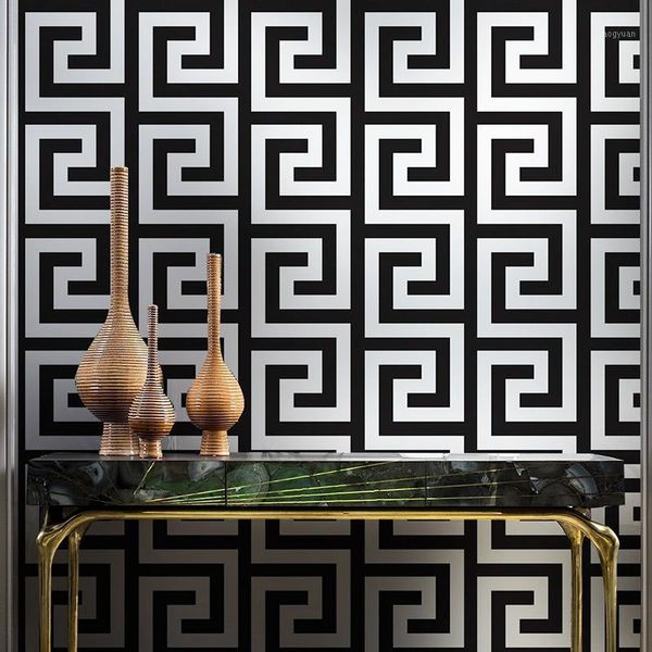 new chinese living room bedroom tv background wall modern geometric black white fret pattern stydy roomwallpaper 3d home decor1
new chinese living room bedroom tv background wall modern geometric black white fret pattern stydy roomwallpaper 3d home decor1