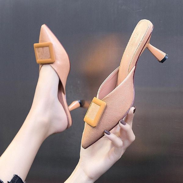 2020 new fashion women pointed toe slipper nude black thin high heels outsides ladies slides beach mules shoes
2020 new fashion women pointed toe slipper nude black thin high heels outsides ladies slides beach mules shoes