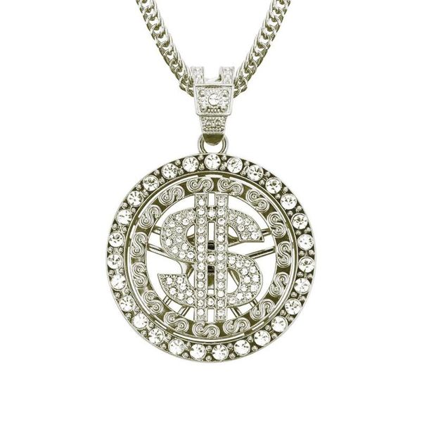 hip hop pendant necklace dollar sign iced out rhinestone rock pendant rapper gold silver men cuban chain #30
hip hop pendant necklace dollar sign iced out rhinestone rock pendant rapper gold silver men cuban chain #30