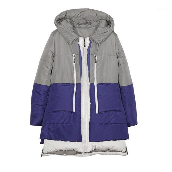 women's down & parkas european and american-style mid-length cotton jacket fashion winter stitching large size cotton-padded1, Black
women's down & parkas european and american-style mid-length cotton jacket fashion winter stitching large size cotton-padded1, Black