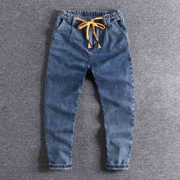 2020 light blue jeans men's european and american trend casual harlem tapered capris boy wear trouser 0774 q0105, Black;white
2020 light blue jeans men's european and american trend casual harlem tapered capris boy wear trouser 0774 q0105, Black;white