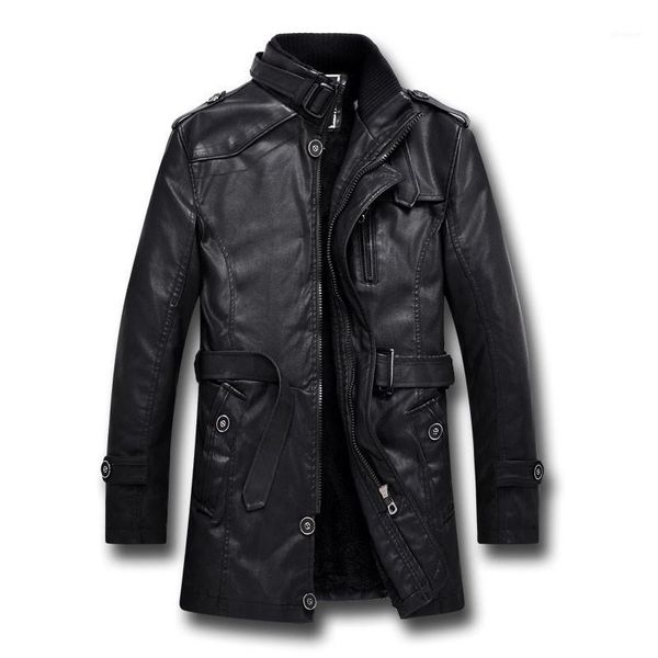 brand men's long pu leather jackets casual man windbreaker washed stand collar fur lining trench coats outwear 1, Tan;black
brand men's long pu leather jackets casual man windbreaker washed stand collar fur lining trench coats outwear 1, Tan;black