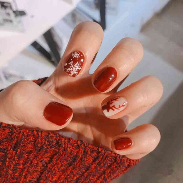 false nails 24pcs short round head false nails christmas new year snowman design fake with glue full cover nail tips press on 220225, Red;gold
false nails 24pcs short round head false nails christmas new year snowman design fake with glue full cover nail tips press on 220225, Red;gold