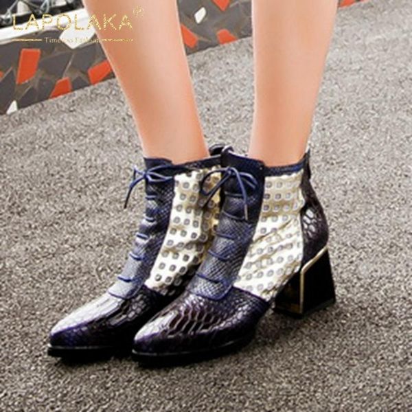 boots lapolaka 2021 arrivals office ladies woman shoes hoof heels zip up colorful ins spring autumn ankle female, Black
boots lapolaka 2021 arrivals office ladies woman shoes hoof heels zip up colorful ins spring autumn ankle female, Black