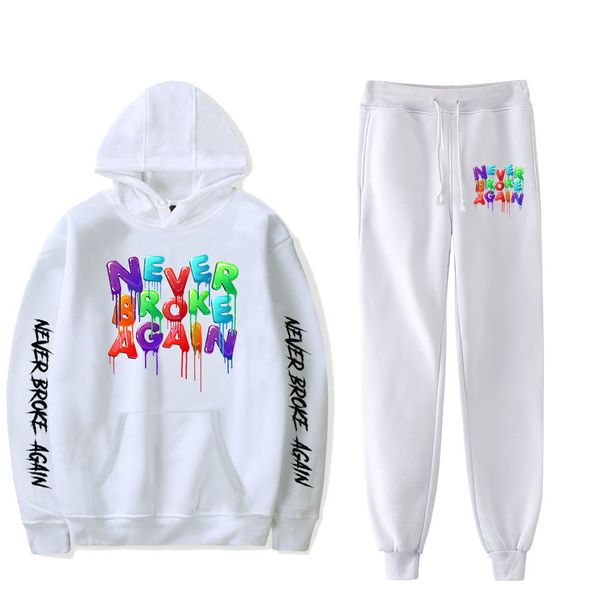 youngboy never broke again fashion long-sleeved hooded sweater women/men tracksuit hoodies pants hip hop sports suit lj201120, White
youngboy never broke again fashion long-sleeved hooded sweater women/men tracksuit hoodies pants hip hop sports suit lj201120, White