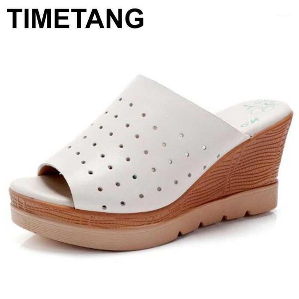 timetang2020 cowhide wedge sandals high heels casual wild summer leather sandals women slippers summer shoes 32-431, Black
timetang2020 cowhide wedge sandals high heels casual wild summer leather sandals women slippers summer shoes 32-431, Black
