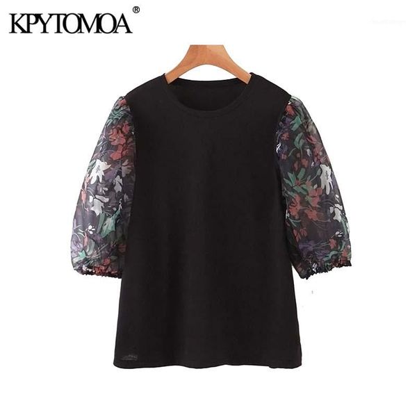 vintage stylish floral print organza blouses women 2019 fashion transparent three quarter sleeve female shirts blusas chic 1, White
vintage stylish floral print organza blouses women 2019 fashion transparent three quarter sleeve female shirts blusas chic 1, White