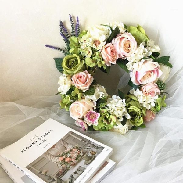 1pcs artificial flower wreath simulation rose hydrangea door wreaths wall hanging ornaments wedding party wall decor fake flower1
1pcs artificial flower wreath simulation rose hydrangea door wreaths wall hanging ornaments wedding party wall decor fake flower1